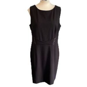 Tahari by Arthur S. Levine Black Sheath Dress – Size 14